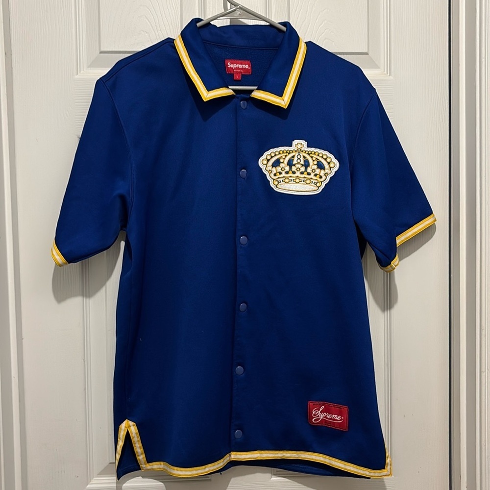 Supreme button up jersey